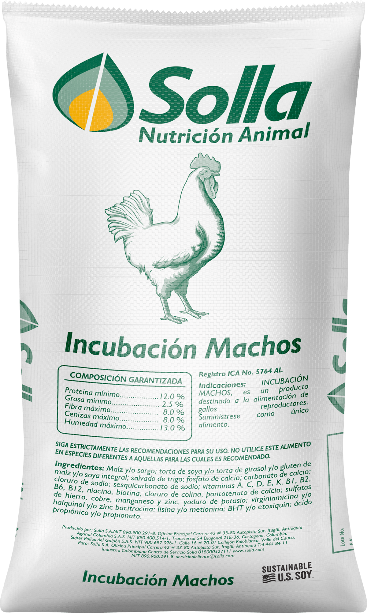 Incubacion Machos 40 kg empaque 4 - Postura Solla